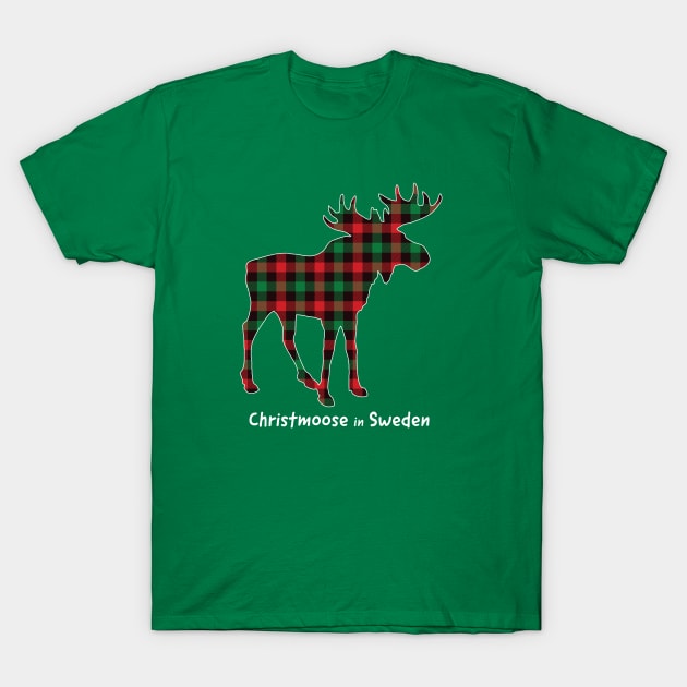 Christmoose In Sweden T-Shirt by Pine Hill Goods